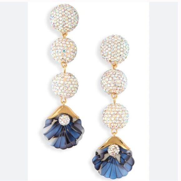 NWOT Lele Sadoughi linear earrings - Picture 1 of 7